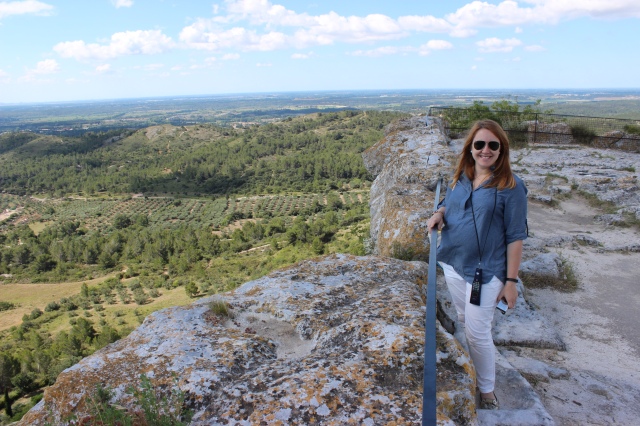 Traveling in Le Baux in Provence -- and checking off an item from my Baby Bucket List.